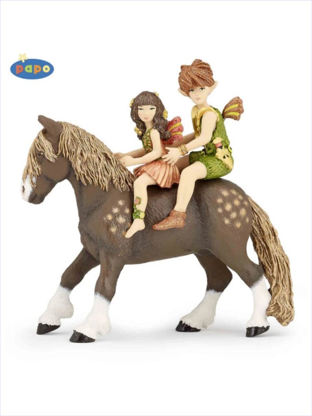 Papo Elf Children & Fairy Pony Fantasy Figurine RETIRED (39011) New Sealed